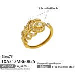 color: TXA312-Zircon Gold Open Ring