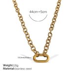 color: XL702G Gold Necklace