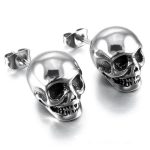 color: Skull Head Stud Earrings