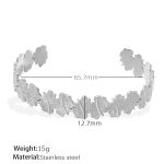 color: SZ232S Silver Bangle