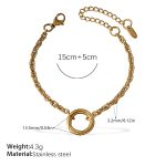 color: SL259G Gold Bracelet