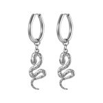 color: Drop Hanging Mamba Ear Cuff Steel Color MS-662