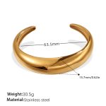 color: SZ258G Gold Bangle