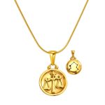 color: SP343G-7 (Libra) Snake Chain