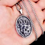 color: Crowned Skull + Steel Chain