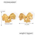 color: TXF053-Gold Earrings