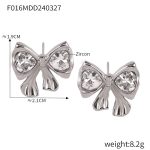 color: TXF016-Steel Color Earrings