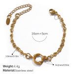color: SL354G Gold Bracelet
