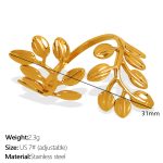 color: JZ66 US Size 7# Adjustable Gold Ring