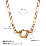 color: XL479G Gold Necklace
