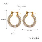 color: F083-Gold Earrings