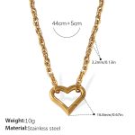 color: XL490G Gold Necklace
