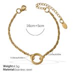 color: SL265G Gold Bracelet