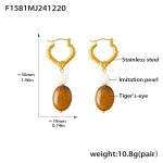 color: F1581-Gold Earrings