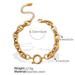 color: SL166G Gold Bracelet