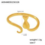 color: A004-Gold Ring / size: US 7