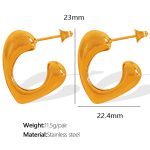 color: EH373 Gold Earrings