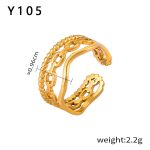 color: Y105-Gold Ring