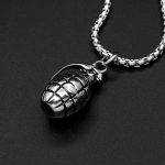 color: Grenade + Stainless Steel Chain