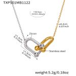 color: TXP501-Mixed Color Necklace 42+5cm