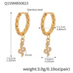 color: Q159-Gold Earrings