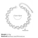 color: SL484WES Silver Bracelet