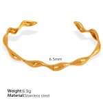 color: SZ140 Gold Bangle