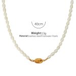 color: XL71 Freshwater Pearl Necklace