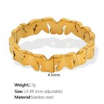 color: JZ44 US Size 8# Gold Ring