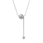 color: C-020 Steel Color Necklace