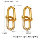 color: TXF501-Gold Earrings