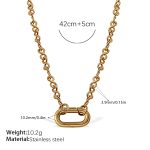 color: XL698G Gold Necklace