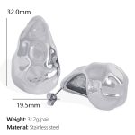 color: EH116 Silver Earrings