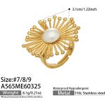 color: A565-Gold Ring / size: US 7