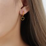 color: F1176-Gold Earrings