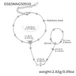 color: E683-Steel Color Back-hand Chain