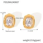 color: TXF052-Gold Earrings