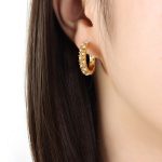 color: F804-Gold Earrings
