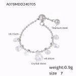 color: A078-Steel Color Ring / size: US 7