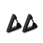 color: Flat Triangle Ear Cuff Black 1 PC