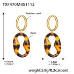 color: TXF470-Gold Earrings