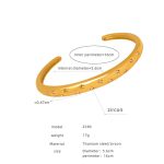 color: Z180-Gold Bangle