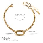 color: SL322G Gold Bracelet