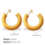 color: EH1284G Gold Earrings