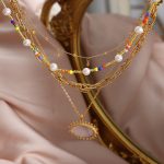 French Style Cold Geometric Modeling Jewelry Chain Simple All-Match Stainless Steel Gold-Plated Jewelry Suit for Women