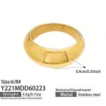 color: Y221-Gold Ring -Size 8 (5 Clearance Sale)