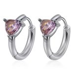 color: MS-759 Steel Color Triangle Pink Purple Rhinestone