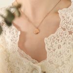 color: P570-Rose Red Necklace -40+5cm