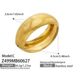 color: Z499-Gold Bangle -Style C