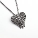 color: Angel + Stainless Steel Chain